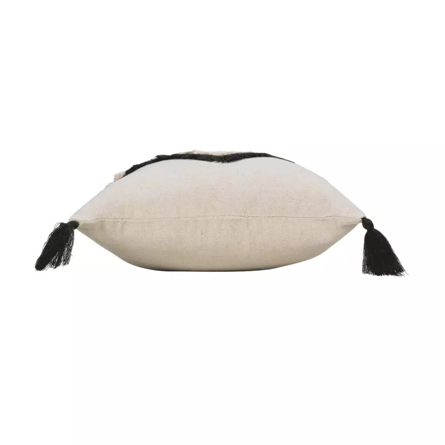 Coussin rectangulaire (50 cm) Malory Noir 