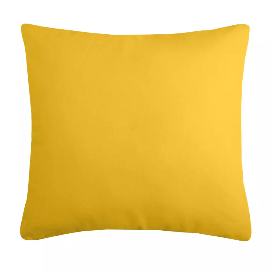 Sierkussen vierkant (50 cm) Duo Mosterdgeel