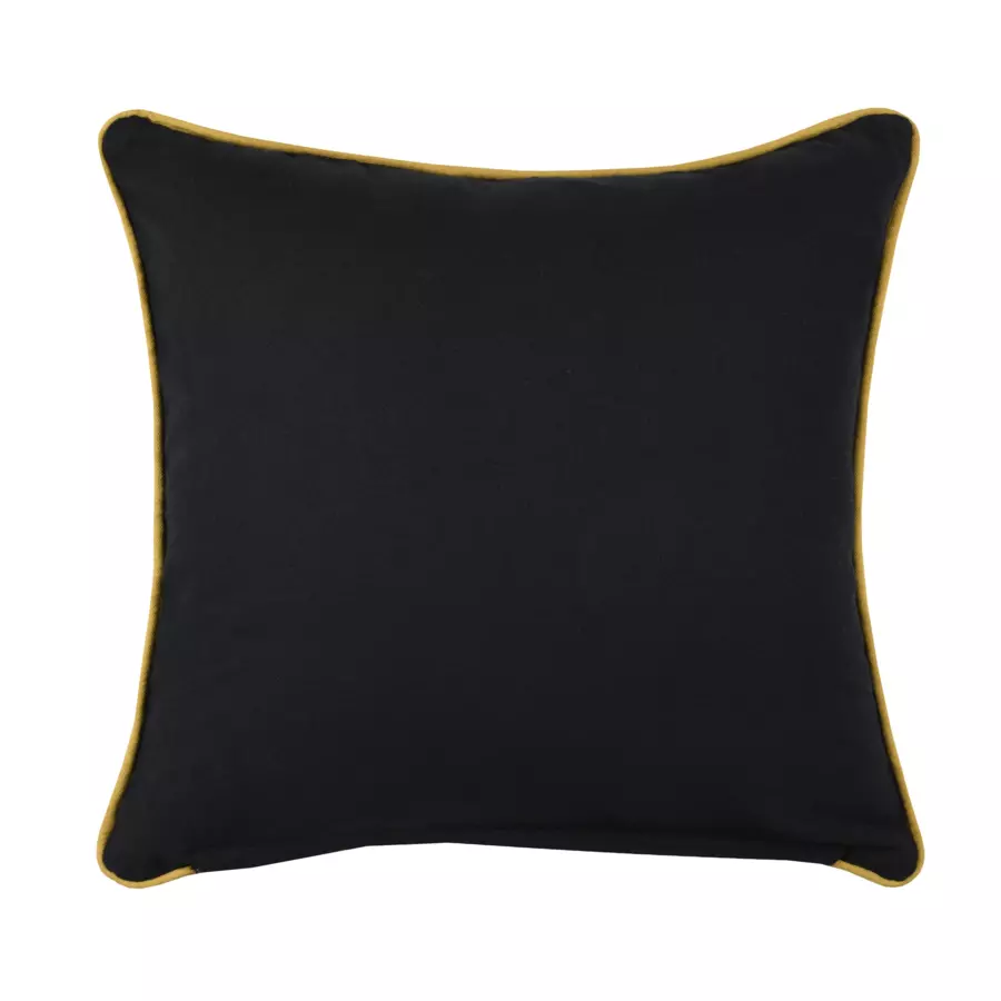 Coussin carré (40 cm) Linear Noir