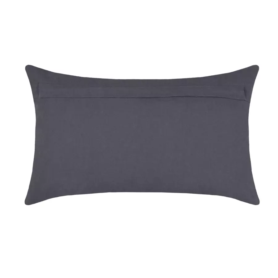 Coussin rectangulaire coton (50 cm) Tampa Gris ardoise