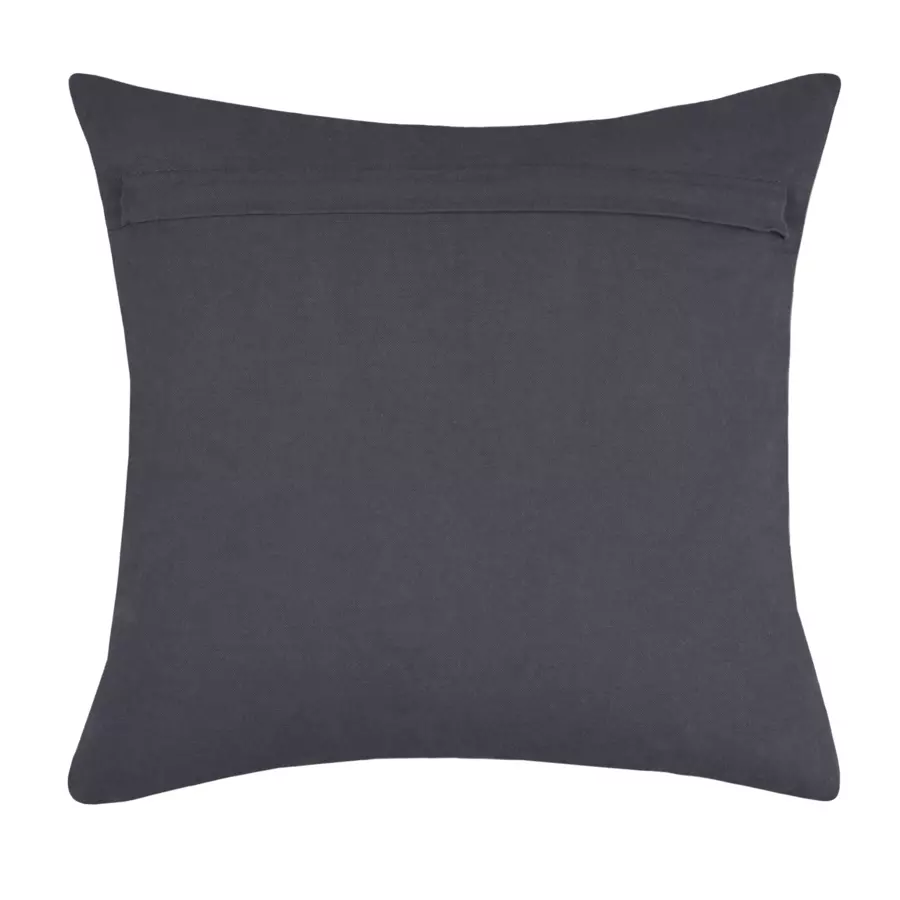 Coussin carré coton (40 cm) Tampa Gris ardoise