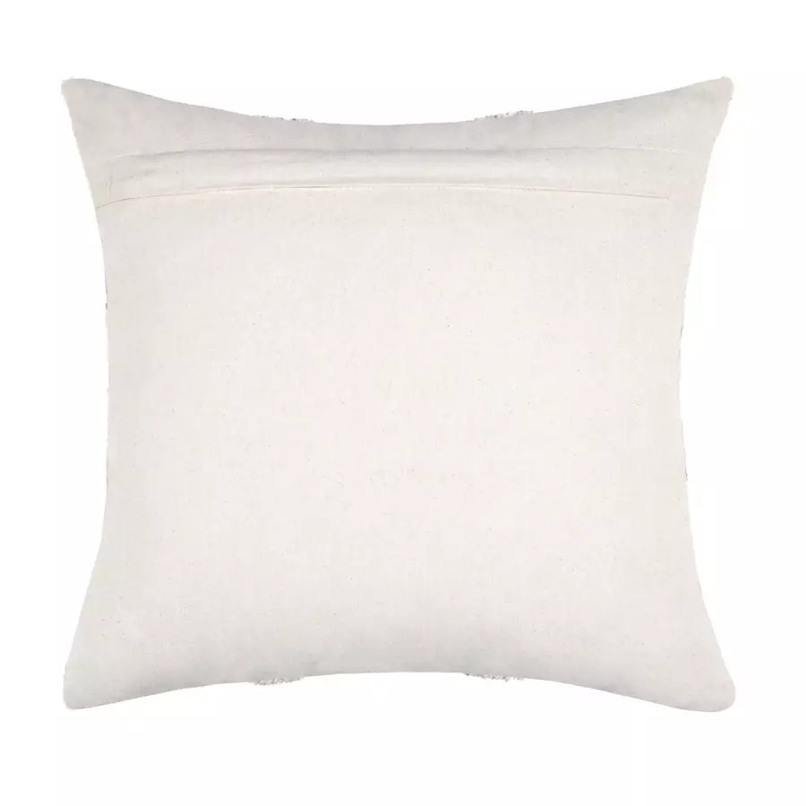 Coussin carré coton (40 cm) Tampa Ecru