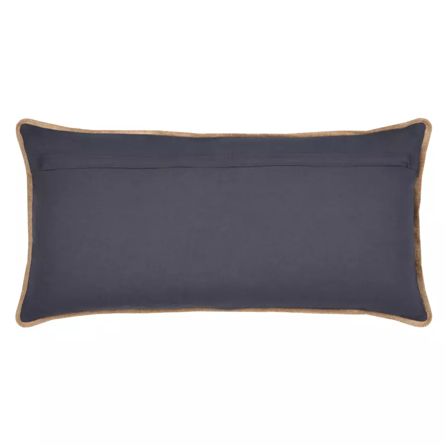 Coussin rectangulaire (70 cm) Tampa Gris ardoise