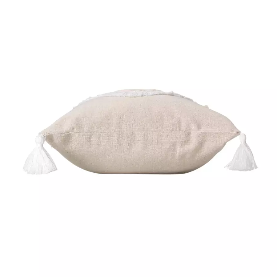 Coussin rectangulaire (50 cm) Malory Blanc
