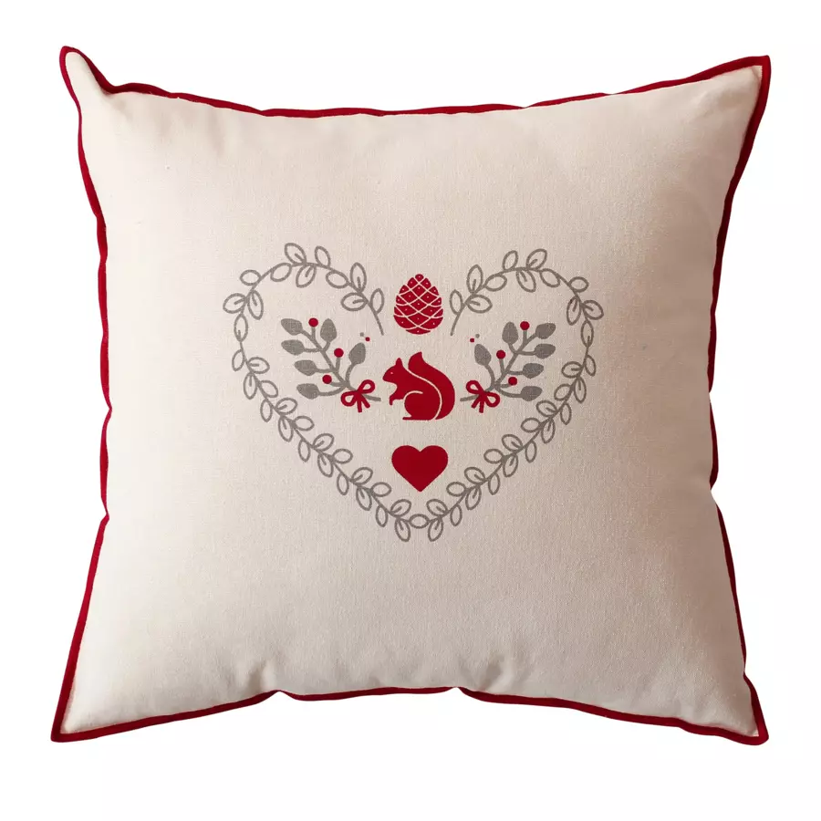 Coussin carré (40 cm) Karellis Ecru 4