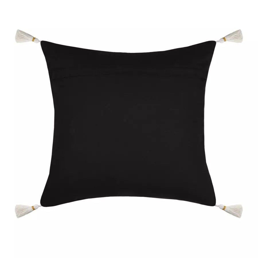 Coussin carré coton (40 cm) Beloha Ecru 5
