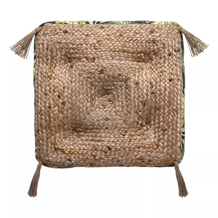 Coussin de sol jute (38 cm) Tropic Multicolore 4