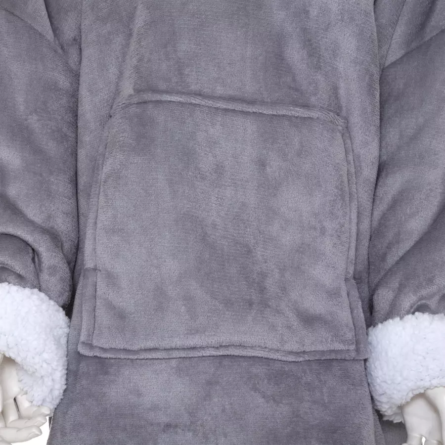 Manta sudadera polar Noa Gris