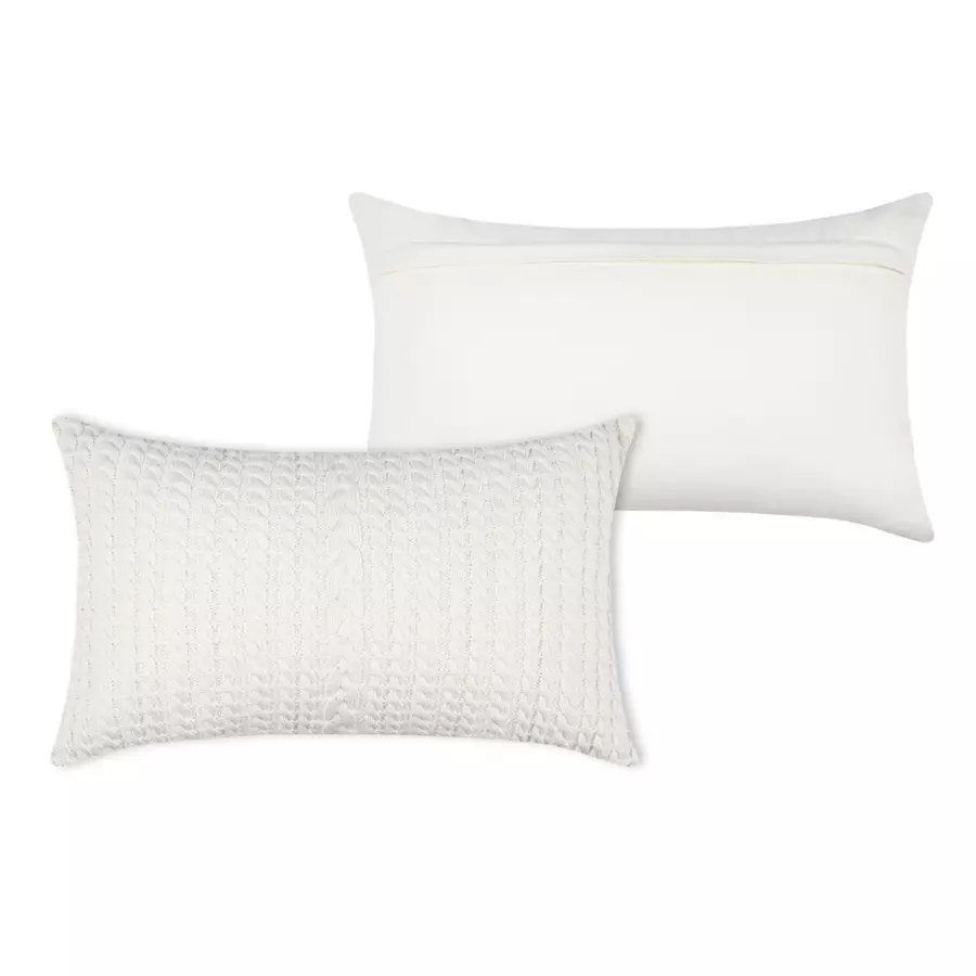 Coussin rectangulaire (50 cm) Boden Ecru 4