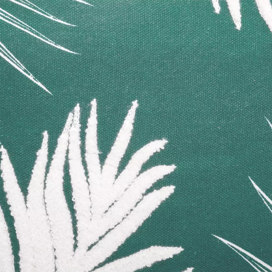 Coussin carré (40 cm) Feuilles Vert 4