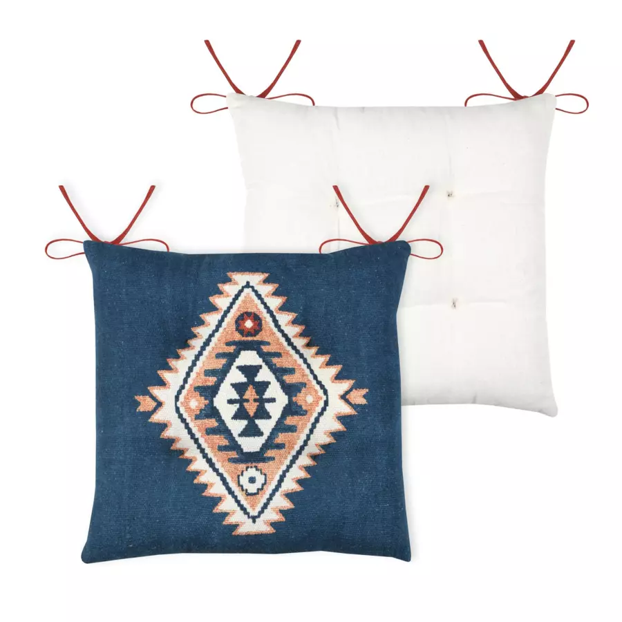 Cojín de silla Louisiane Azul 4