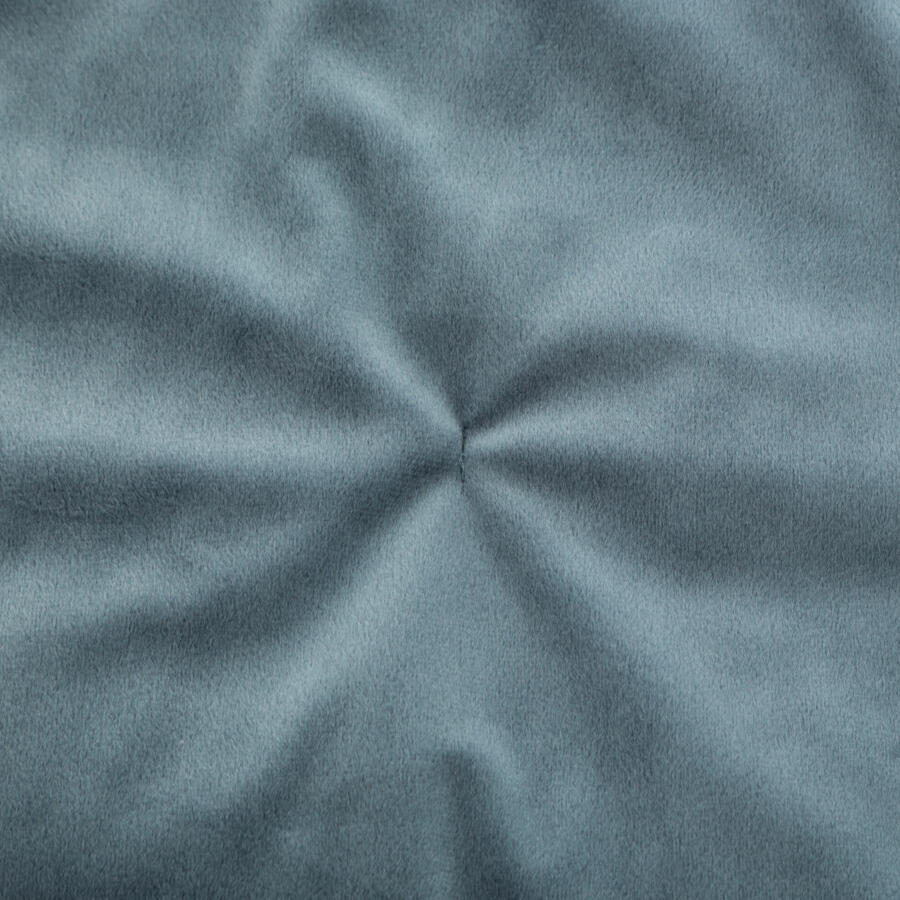 Edredon velours (80 x 180 cm) Slow Bleu 4