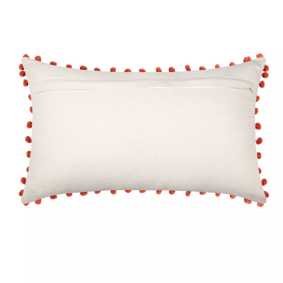 Coussin rectangulaire (50 cm) Bombay Rouge 5