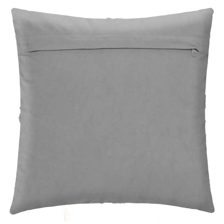 Coussin carré (40 cm) Inca Gris foncé 4