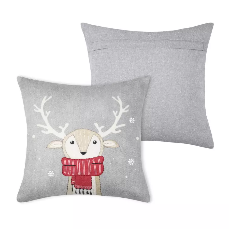 Coussin carré (40 cm) Arvan Ecru 4