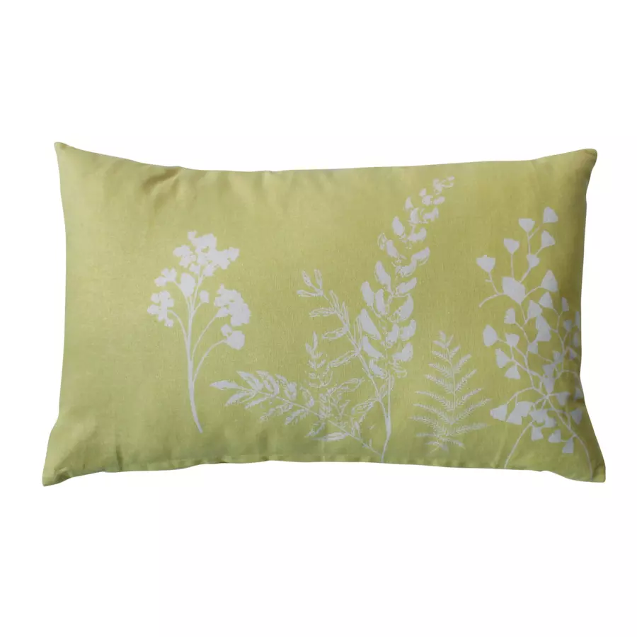 Cojín rectangular en algodón (50 cm) Herbier Verde tilo 4