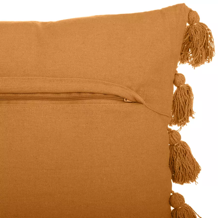 Coussin carré (50 cm) Gypsy Jaune ocre 4