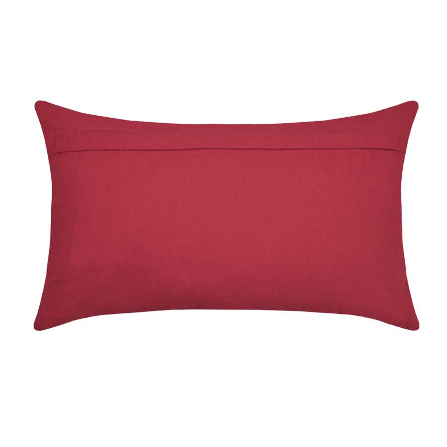 Cuscino rettangolare cotone (50 cm) Marianne Rosso