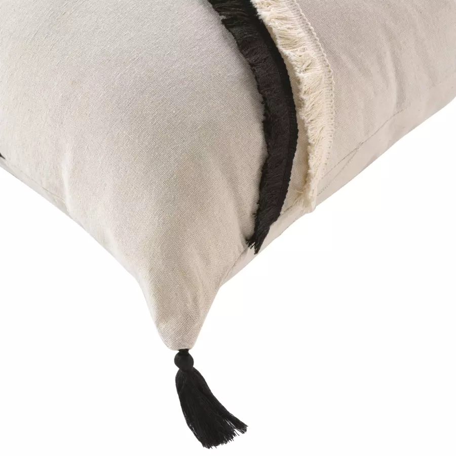 Coussin carré (40 cm) Malory Noir 