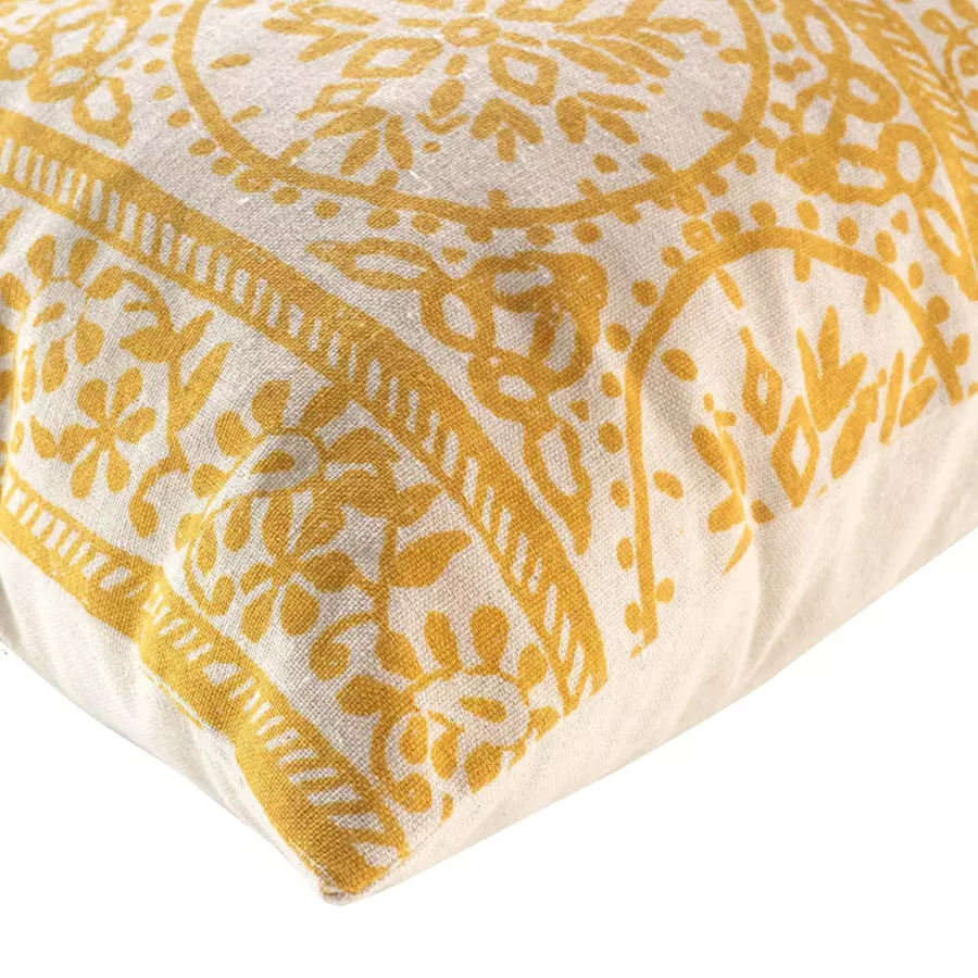 Coussin rectangulaire (60 cm) Isalina Jaune