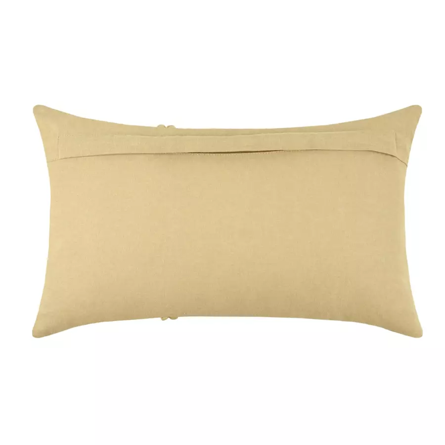 Cojín rectangular (50 cm) Taweva Amarillo mostaza 5