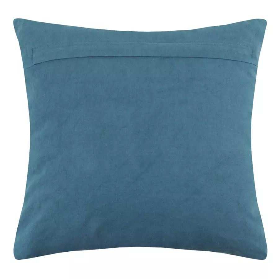 Coussin carré (40 cm) Hoffmann Bleu canard 4