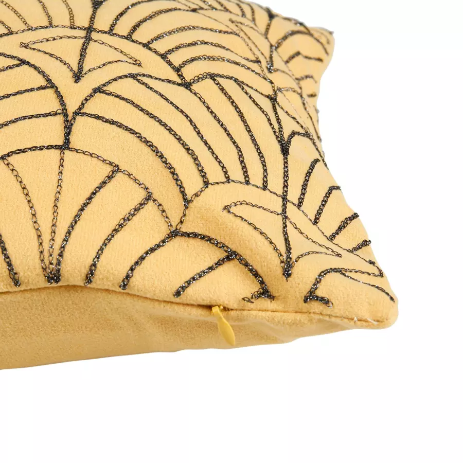 Kussenhoes rechthoekig (50 cm) Coquillage Geel 4