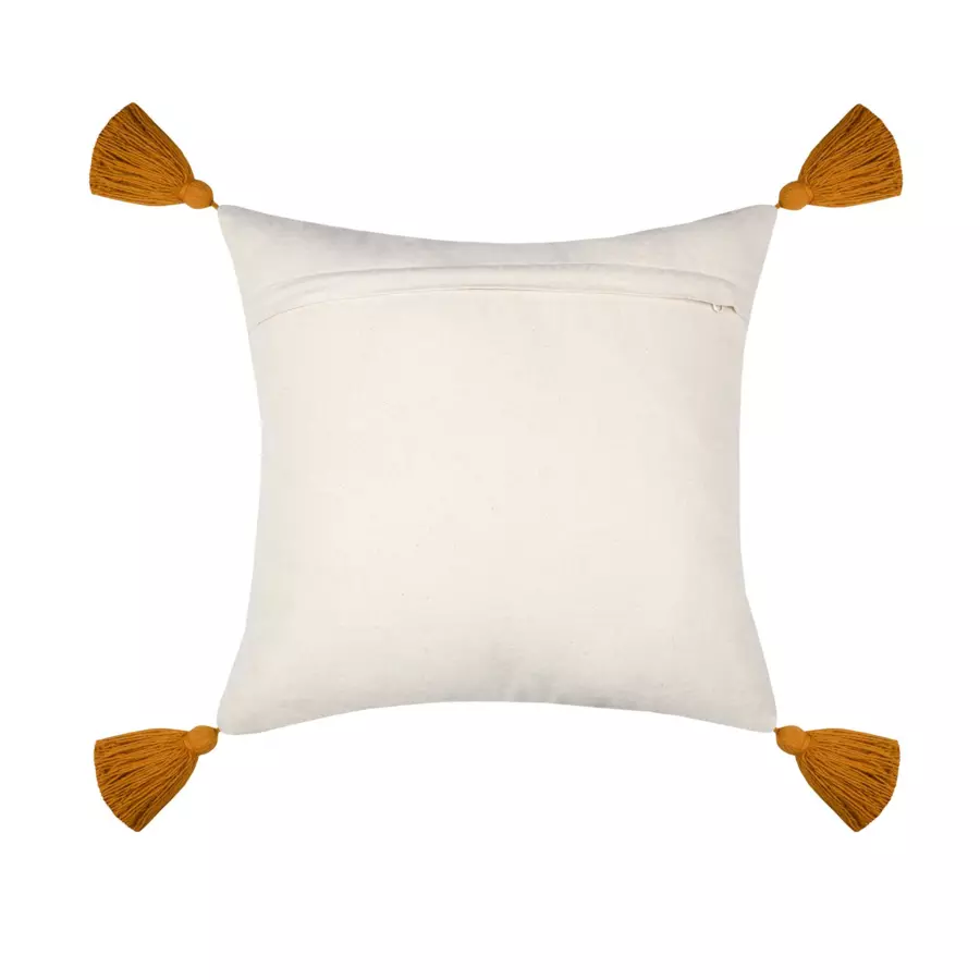 Coussin carré (40 cm) Bombay Bleu 5