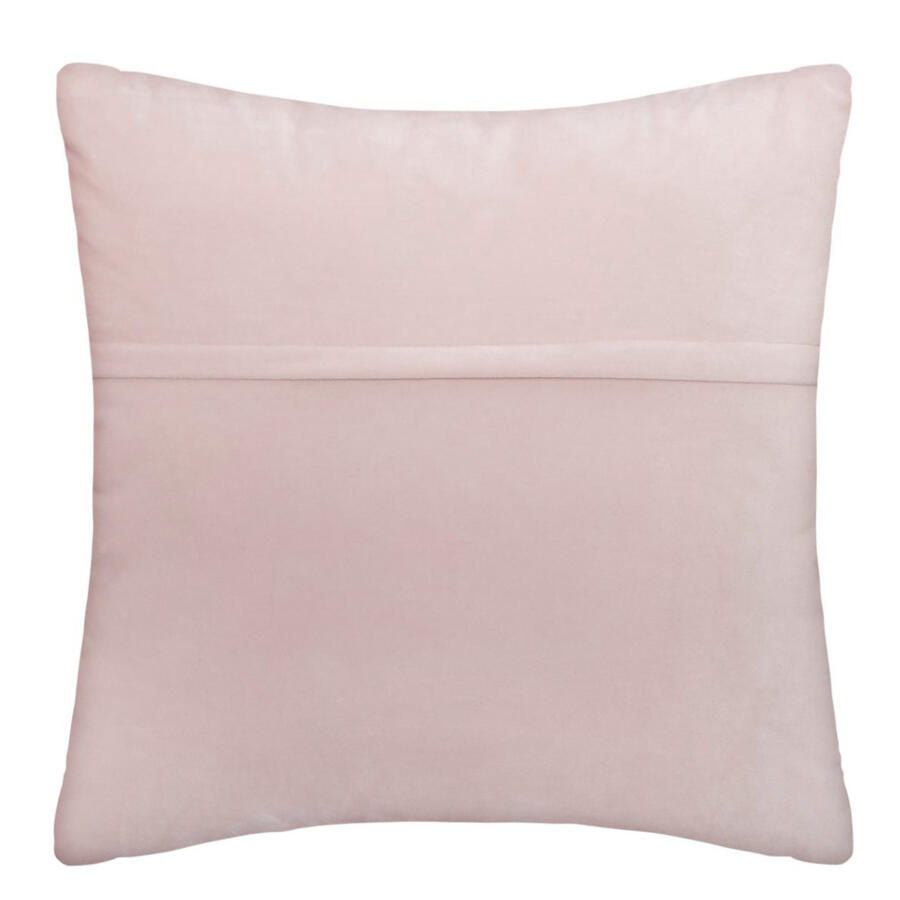 Cuscino quadrato velluto (40 cm) Dolce Rosa chiaro 5