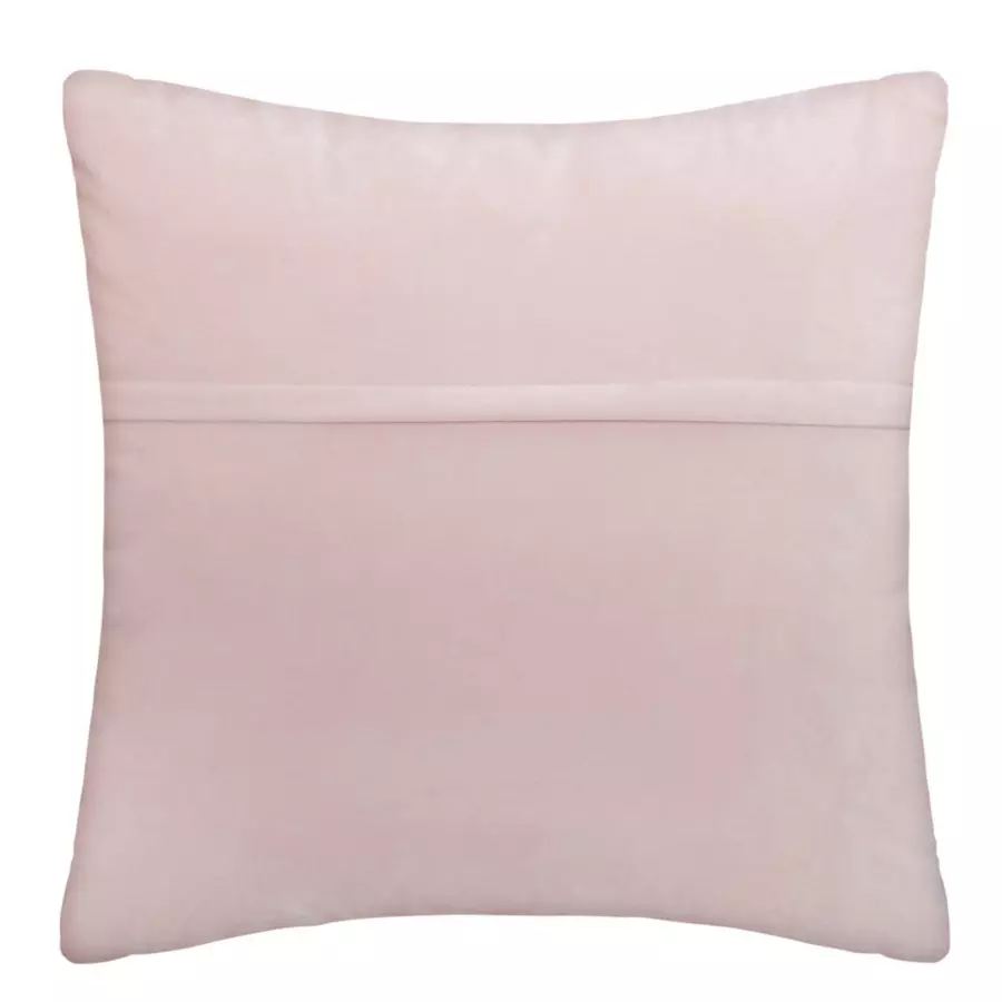 Coussin carré velours (40 cm) Dolce Rose clair 5