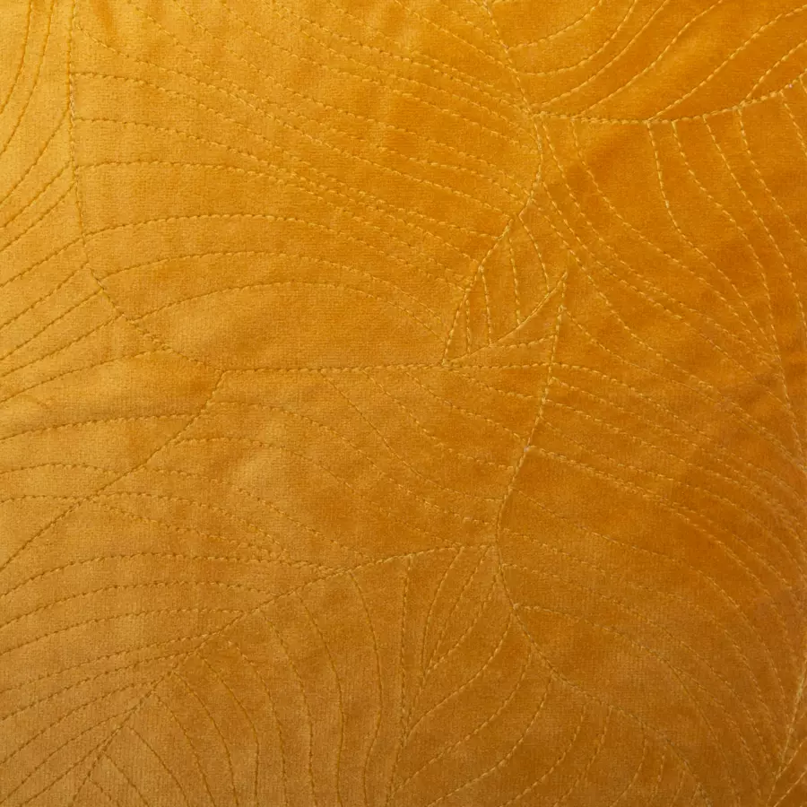 Coussin carré (40 cm) Soan Jaune ocre 4