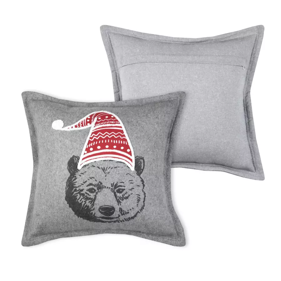 Coussin carré (40 cm) Arvan Gris 4