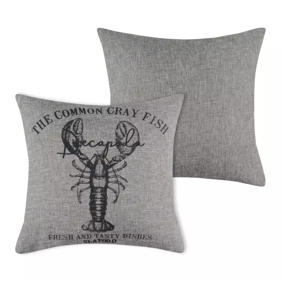 Coussin carré (40 cm) Gibraltar Taupe 4