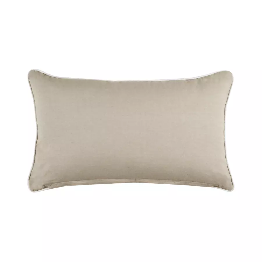 Coussin rectangulaire coton (50 cm) Yacht Gris 5
