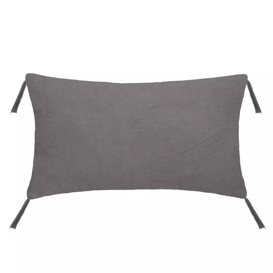 Coussin rectangulaire (50 cm) Linah Gris 4