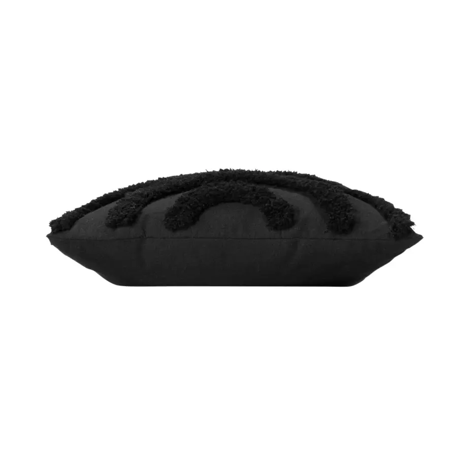 Coussin carré (40 cm) Zita Noir 