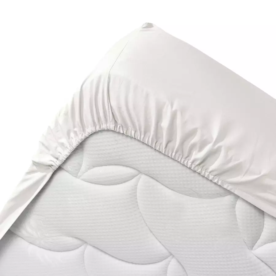 Sábana bajera en algodón bio (160 cm) Biolina Blanco 5