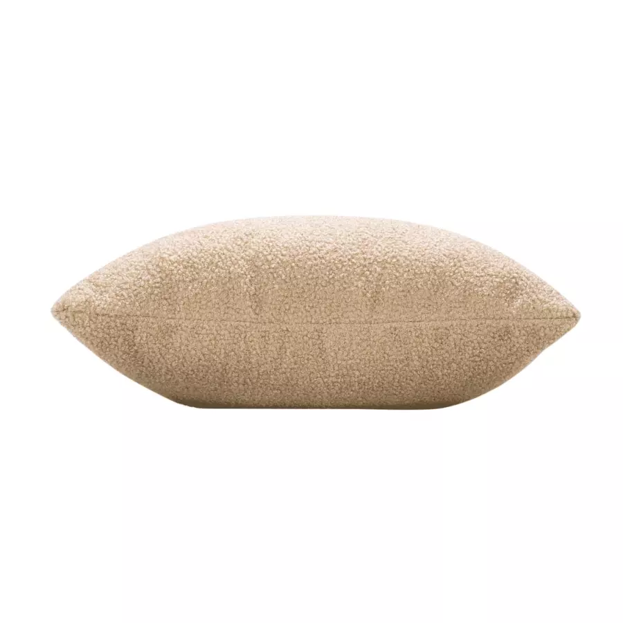 Coussin carré bouclette (45 cm) Wooly Beige