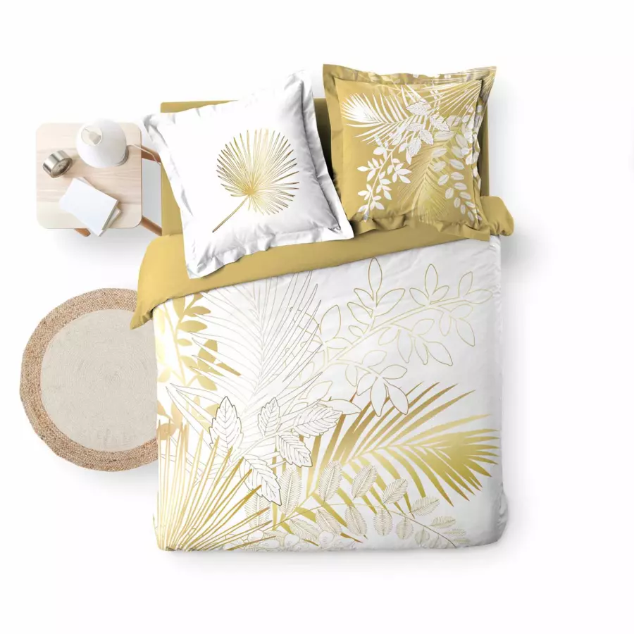 Funda Nórdica y dos fundas de almohada en algodón (260 cm) Strassy Blanco 5