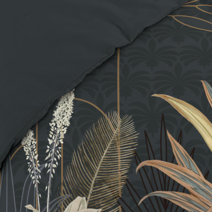 Funda Nórdica y dos fundas de almohada en algodón (260 cm) Floriana Verde 4