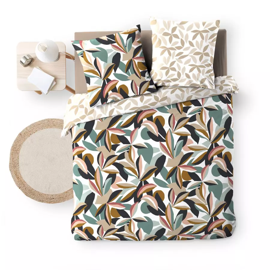Funda Nórdica y dos fundas en algodón (240 cm) Lavinia Multicolor 4