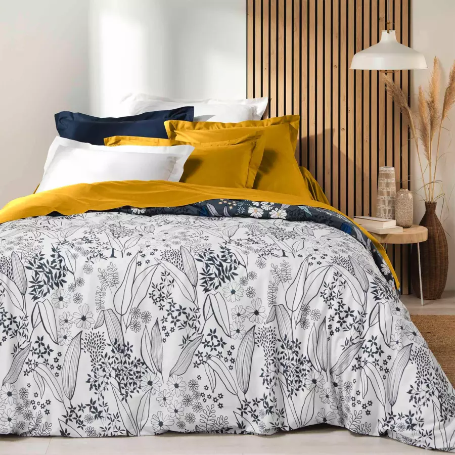 Lenzuolo con angoli cotone bio (180 cm) Biolina Giallo ocra 4