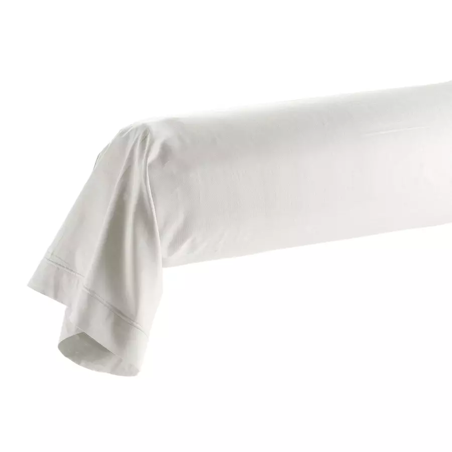 Funda de travesaño en algodón bio (L185 cm) Biolina Blanco 4