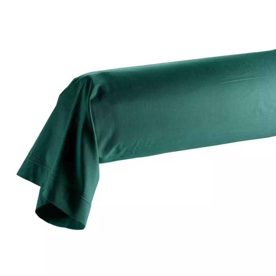 Taie de traversin coton bio (L185 cm) Biolina Vert émeraude 4