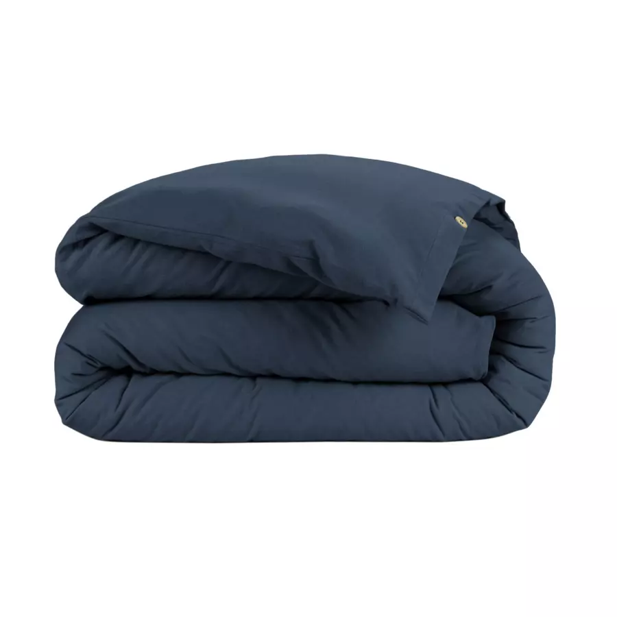 Copripiumino flanella di cotone (200 cm) Théa Blu notte 5