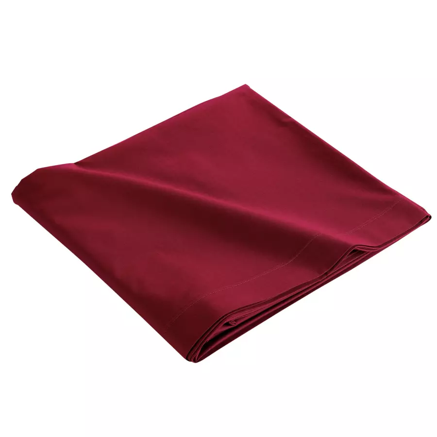 Drap plat coton bio (180 cm) Biolina Bordeaux 4