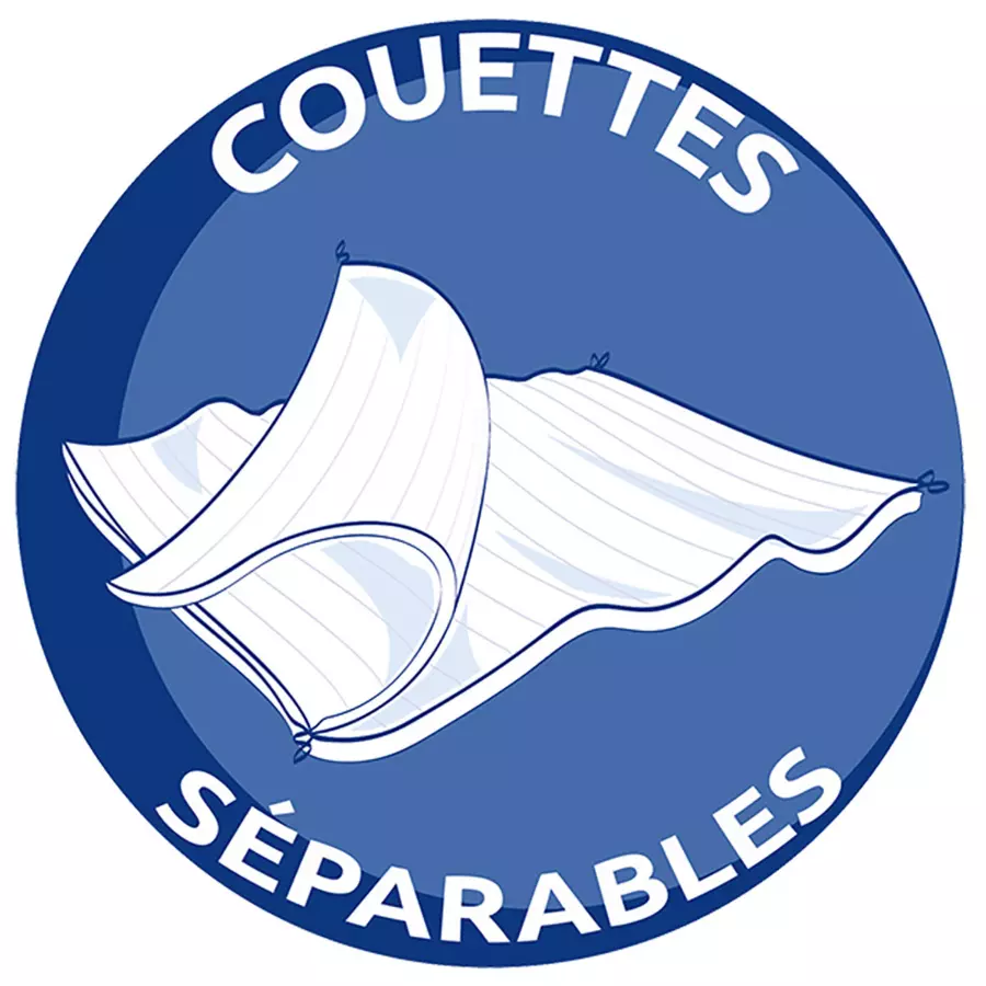 Couette (140 cm) 4 Saisons Blanche 6