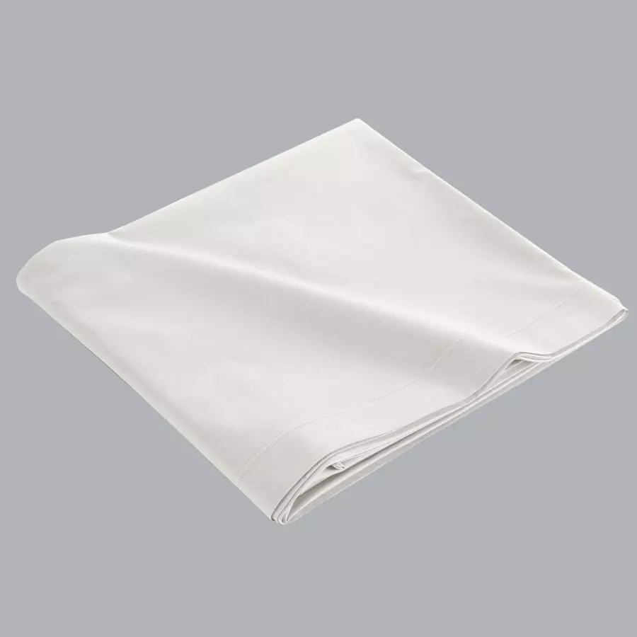 Sábana encimera en algodón bio (180 cm) Biolina Blanco 4