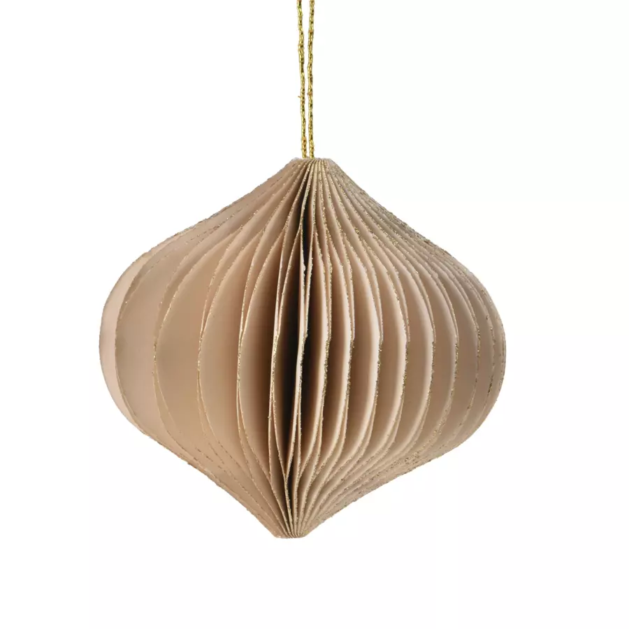 Lote de 12 decoraciones colgantes de Navidad Oro 4