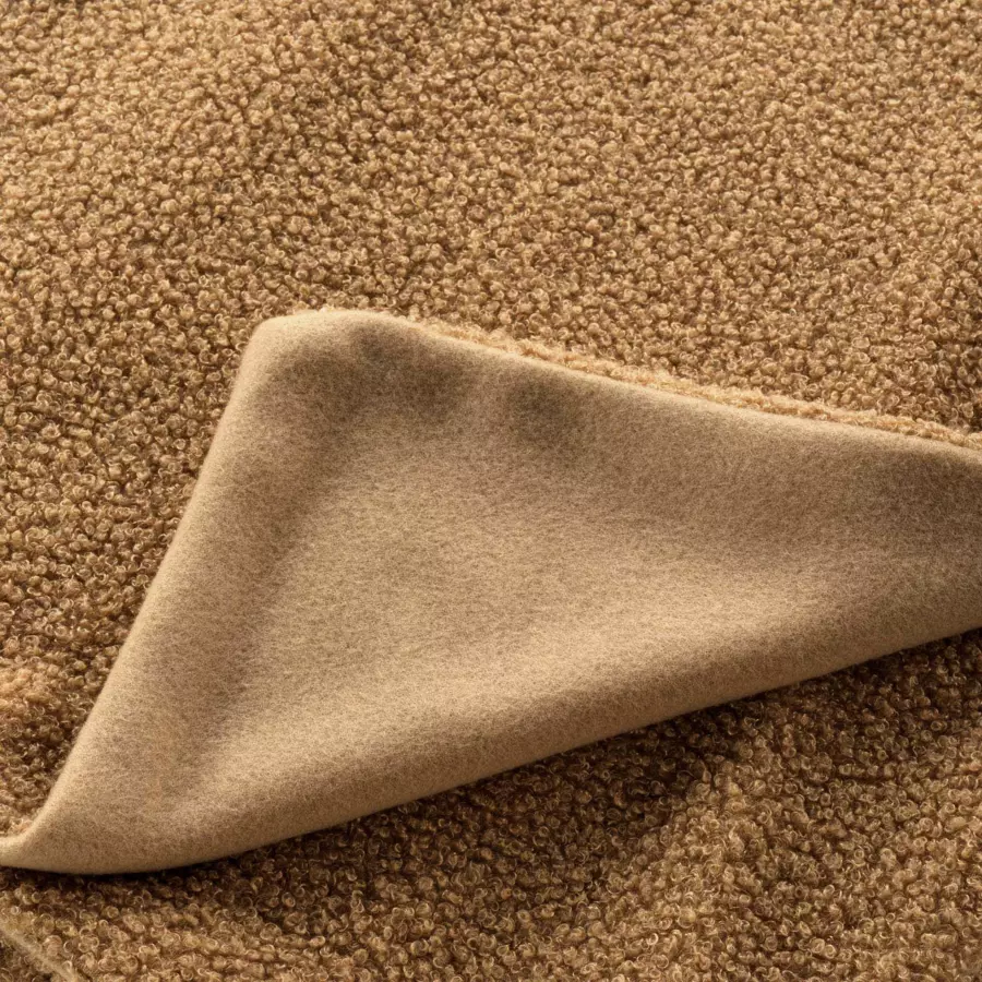 Manta con rizos (150 cm) Woly Camel 2